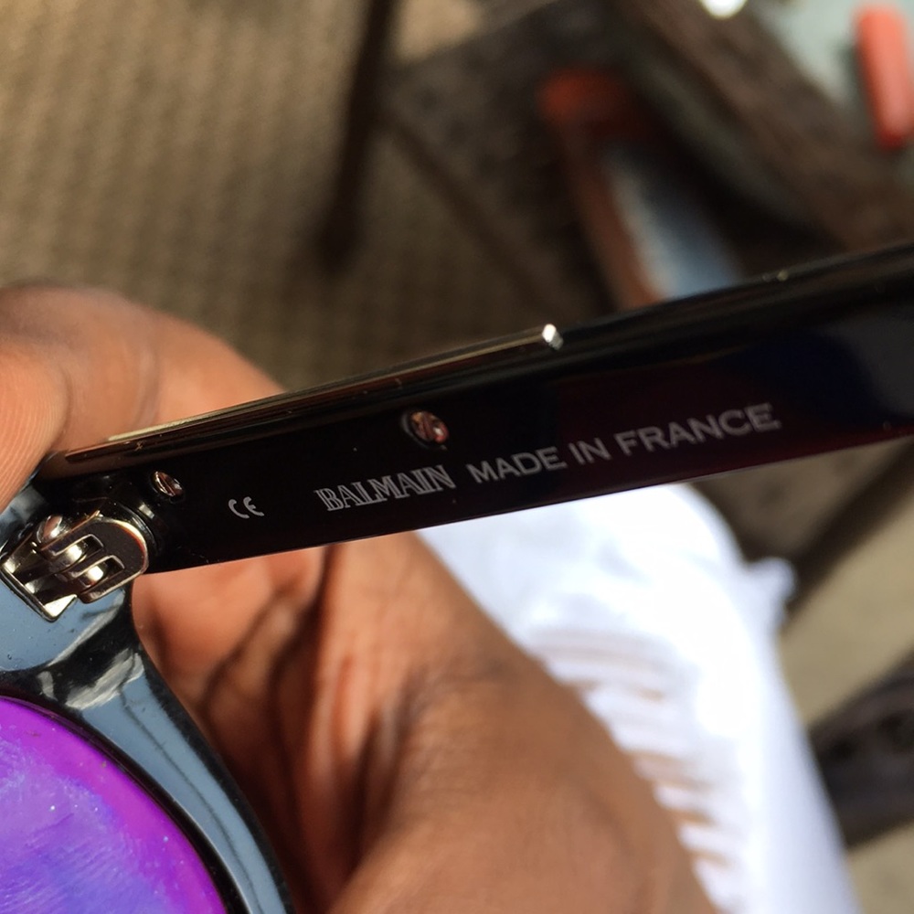 Balmain glasses !